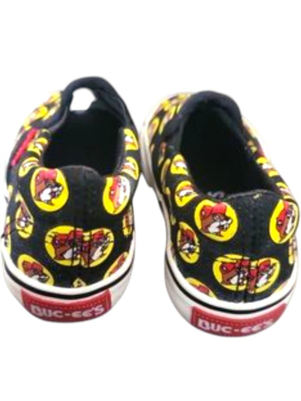 New Without Box Buc-ee's All-Over Beaver Logo Black Slip-On Shoes - Women's Siz - Picture 4 of 4